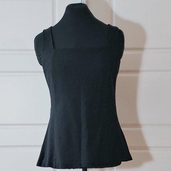 le chateau Tops - LE CHATEAU Squared neckline black camisole